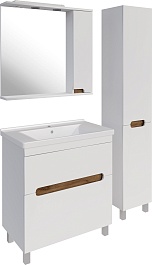 ASB-Mebel Мебель для ванной Вита 80 белая – фотография-4